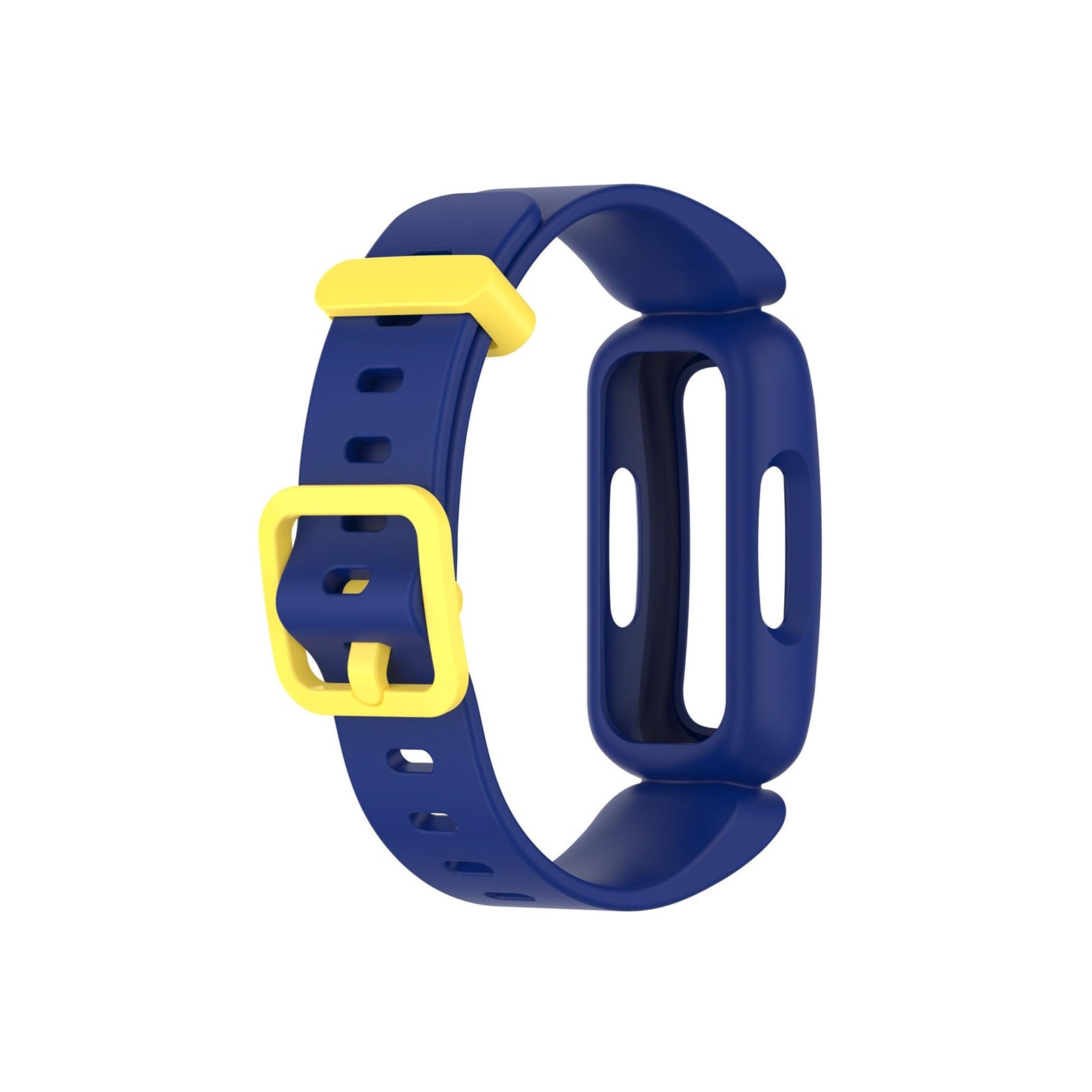 Fitbit Inspire 2 Case Style Blue Yellow Watch Strap