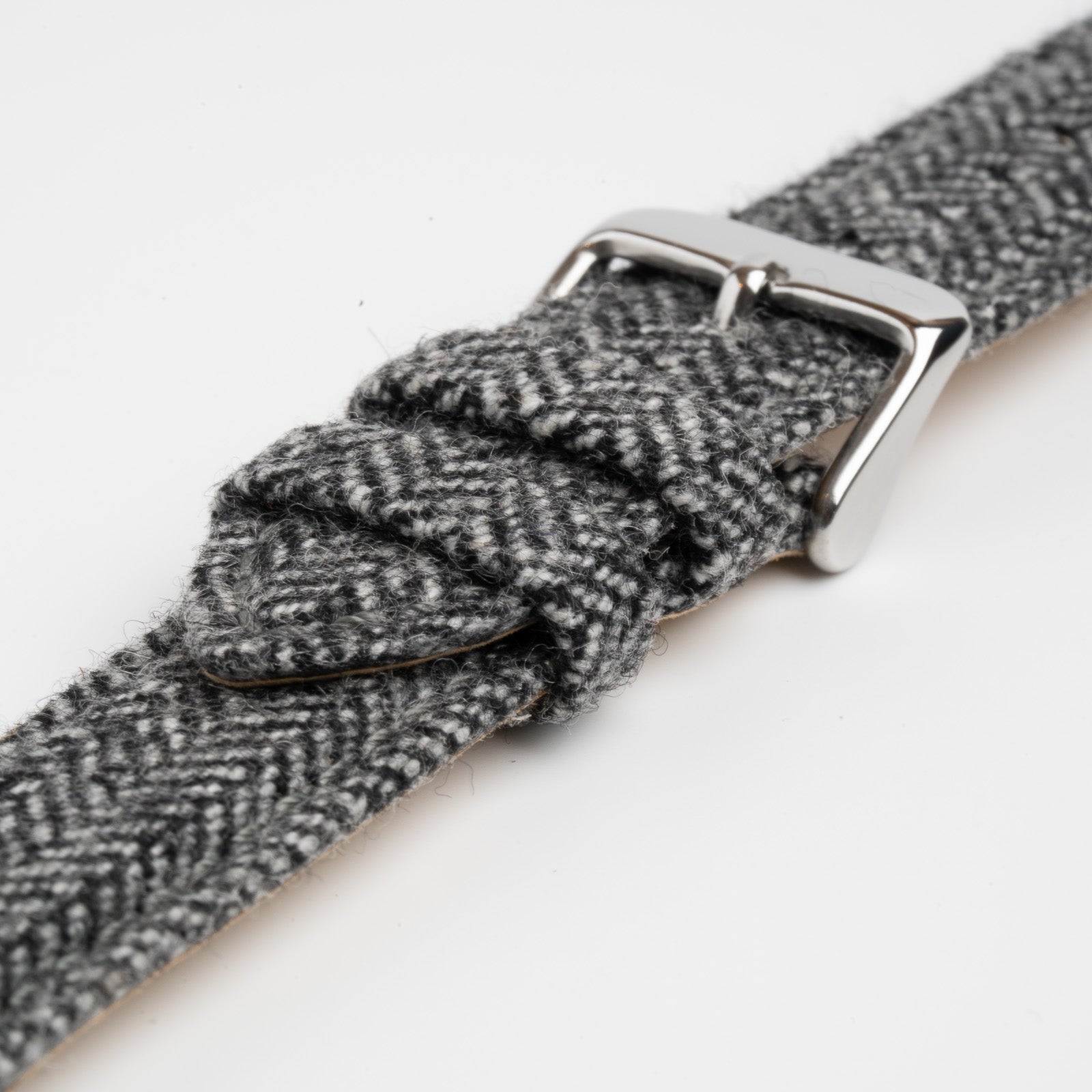 Sandbanks Tweed Black Watch Strap