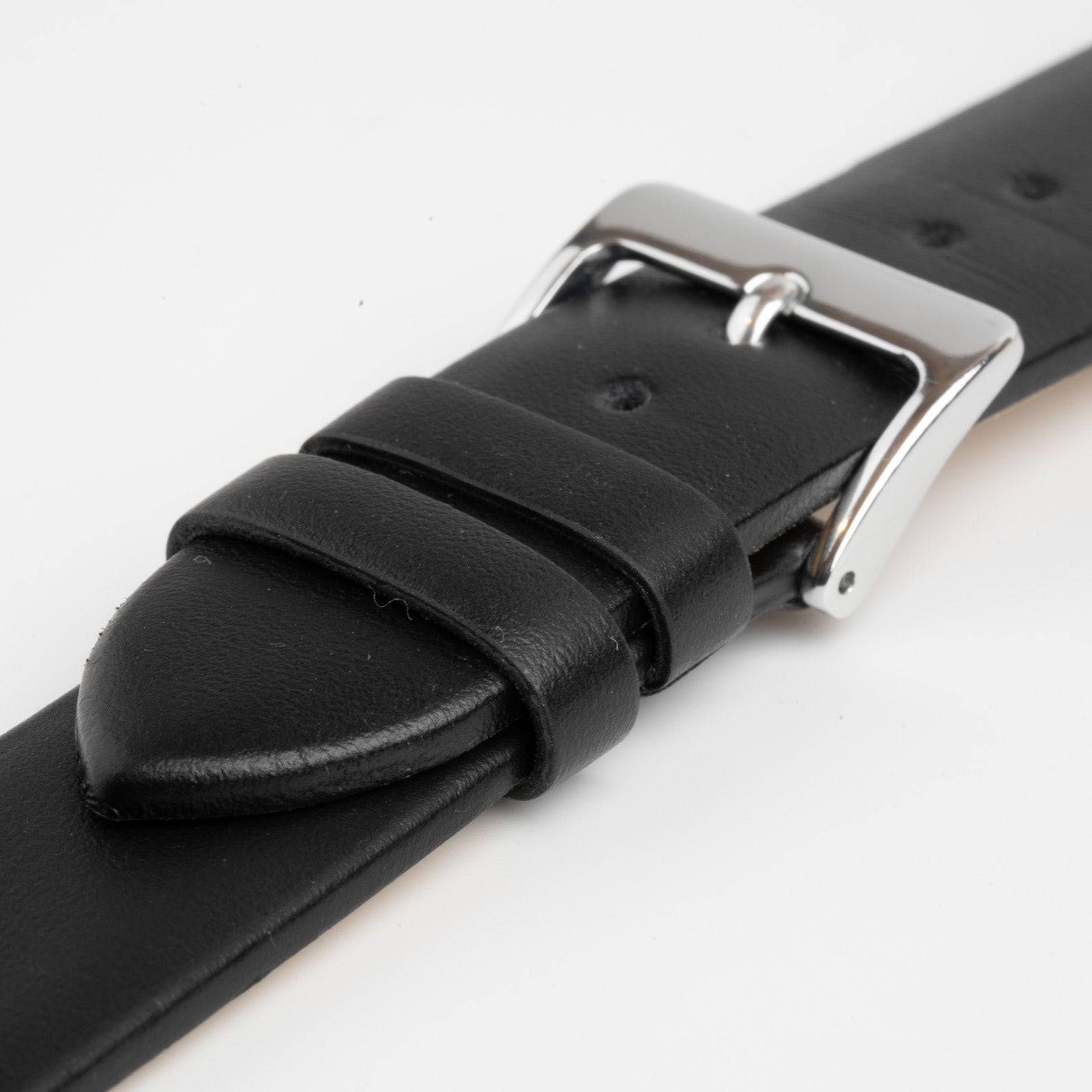 Windsor Smooth XL Black Watch Strap