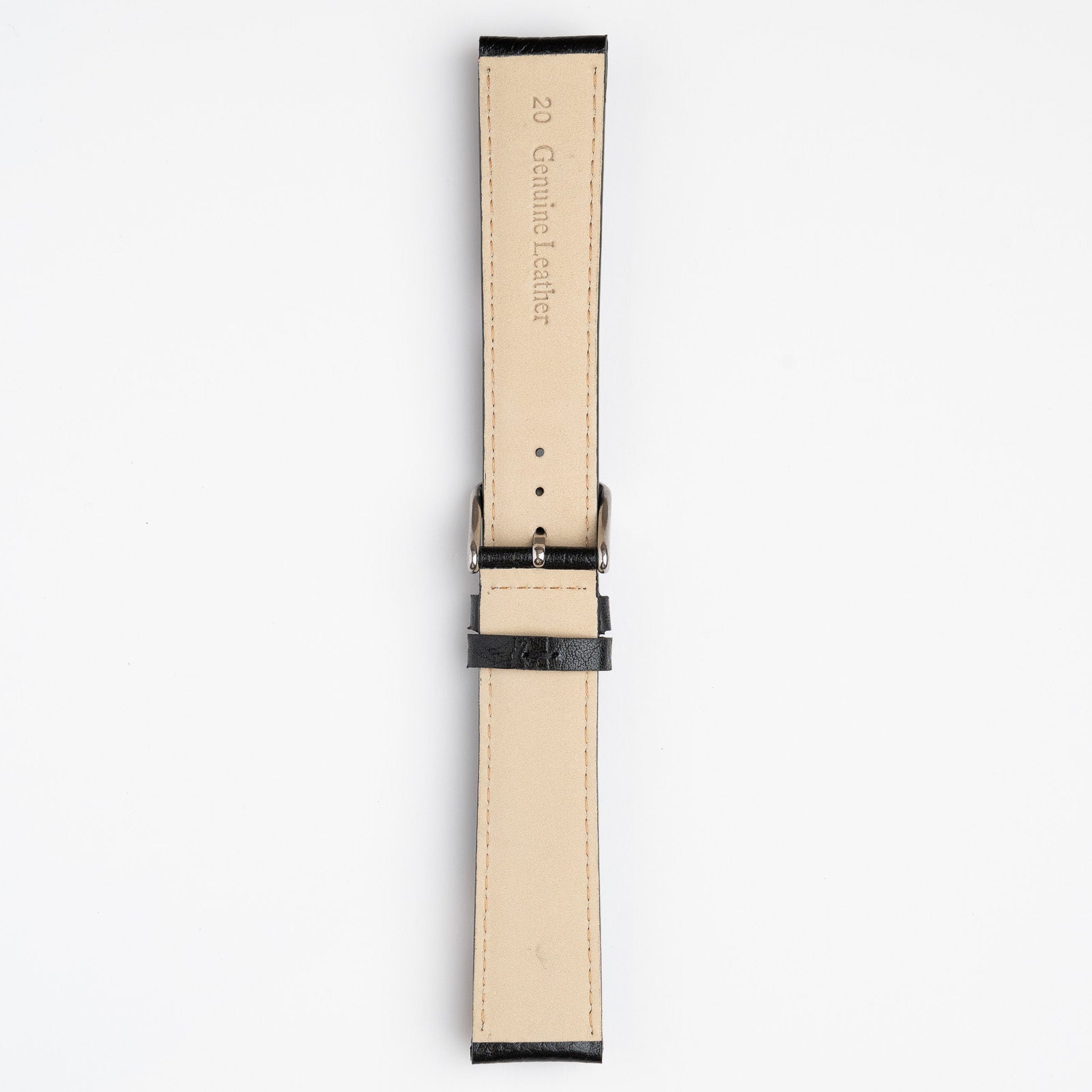 Mayfair Vintage Grain Black Watch Strap