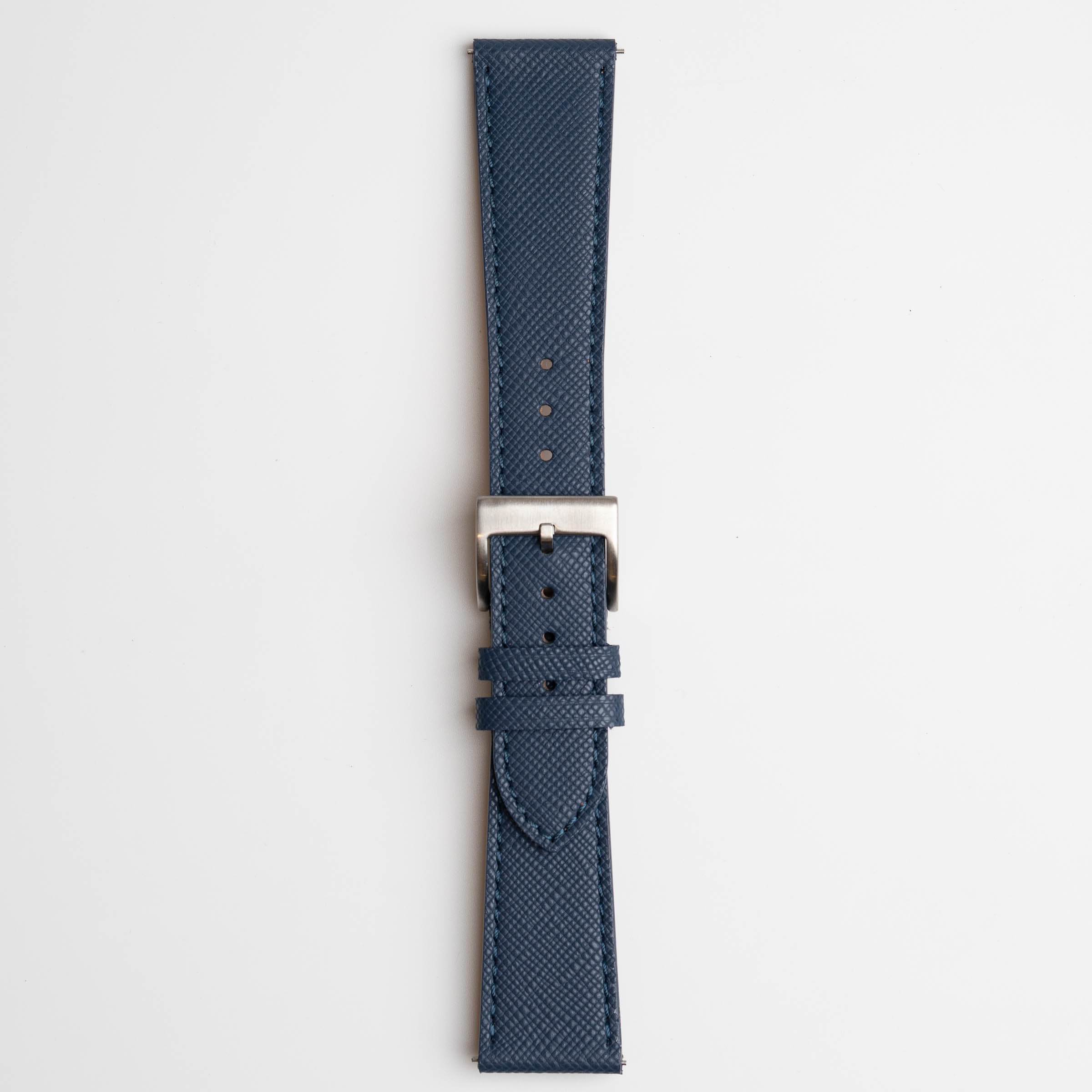 Saffiano Lux Blue Watch Strap