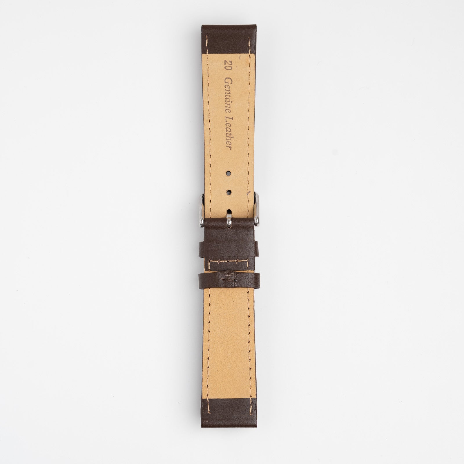 Triangular Padded Brown Watch Strap