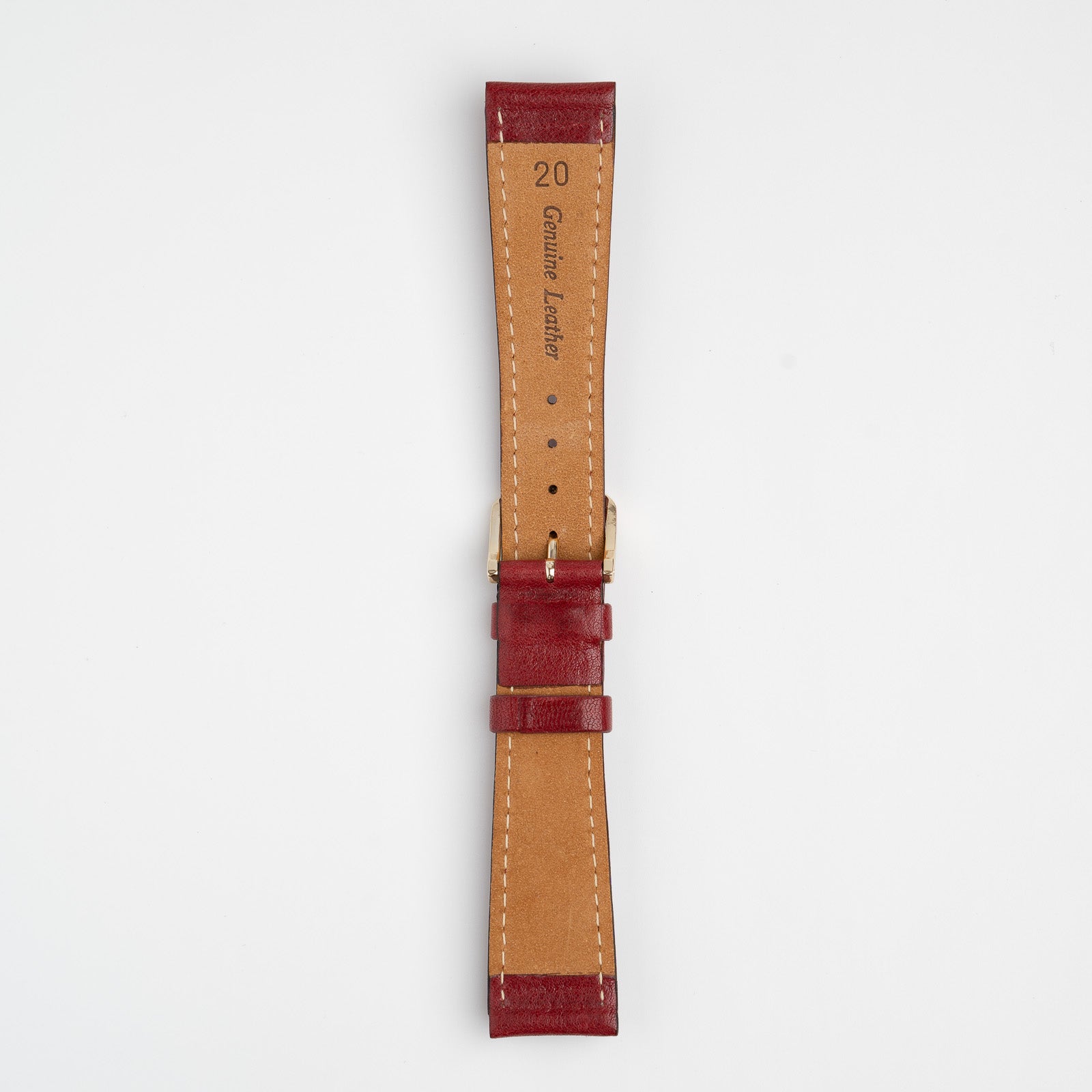 Natural Comfort Burgundy Watch Strap