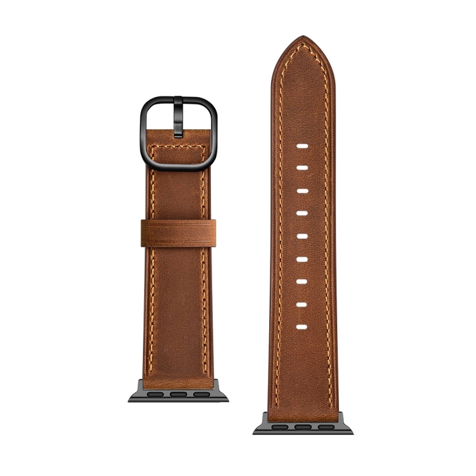 Sunningdale Brown Watch Strap For Apple