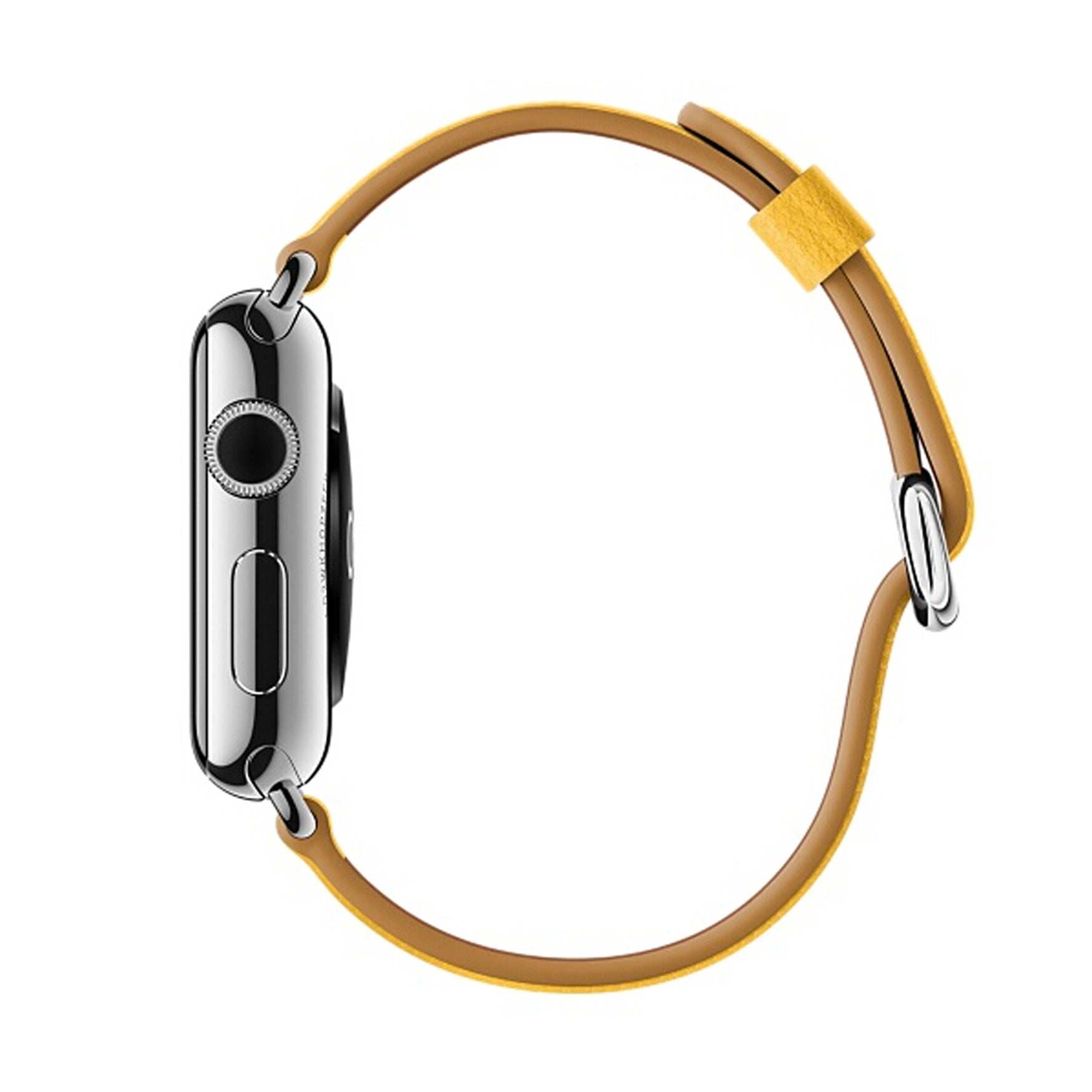 Gullane Yellow Watch Strap For Apple